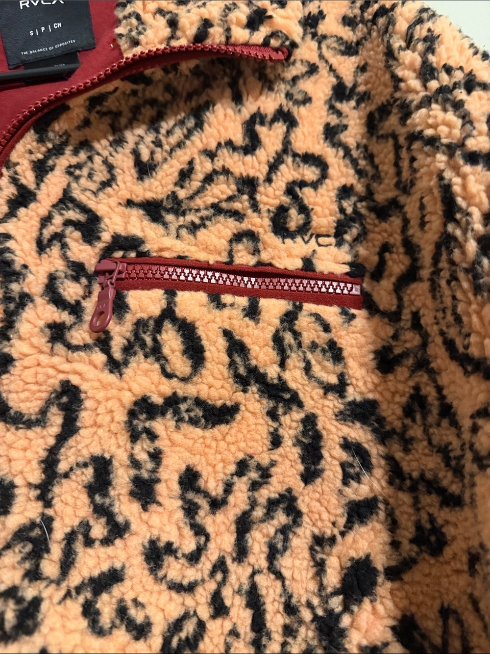 RVCA Oh Hush Sherpa Jacket Small - Picture 7 of 8